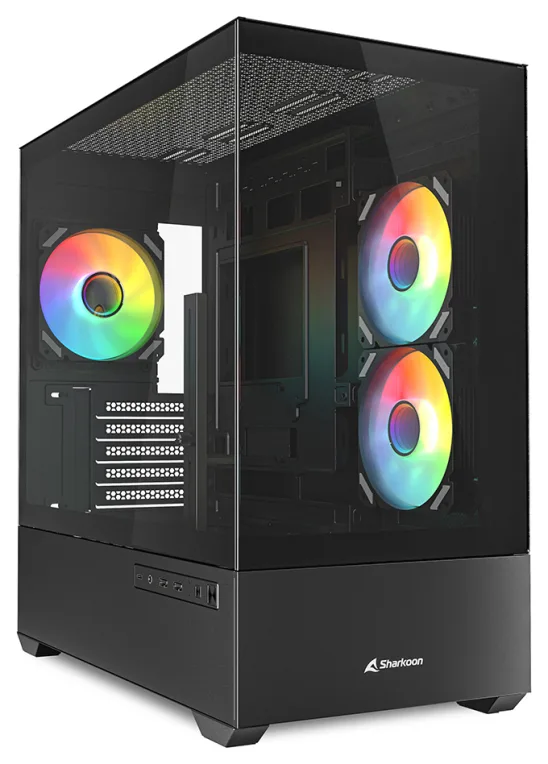 Sharkoon MK6 RGB Midi Tower Blanco