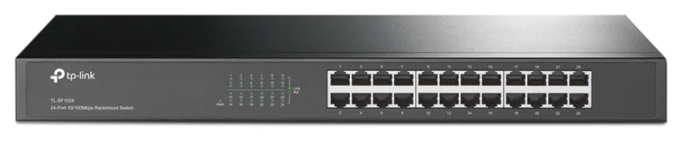Switch 24 puertos 10 - 100 19 pulgadas tp link