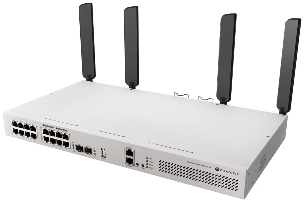Mikrotik CRS418-8P-8G-2S+5axQ2axQ-RM L2/L3 Gigabit Ethernet (10/100/1000) Energía sobre Ethernet (PoE) 1U