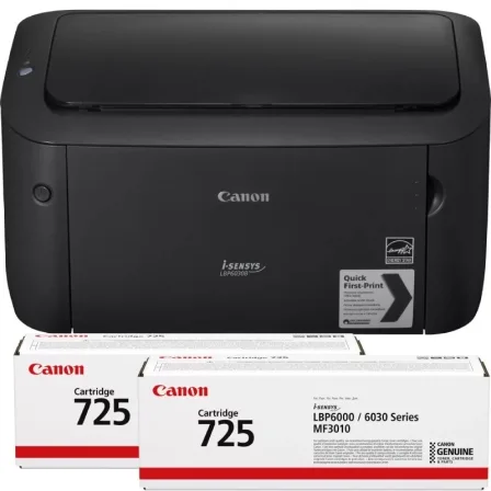 Impresora Láser Monocromo Canon I-SENSYS LBP6030B/ Negra