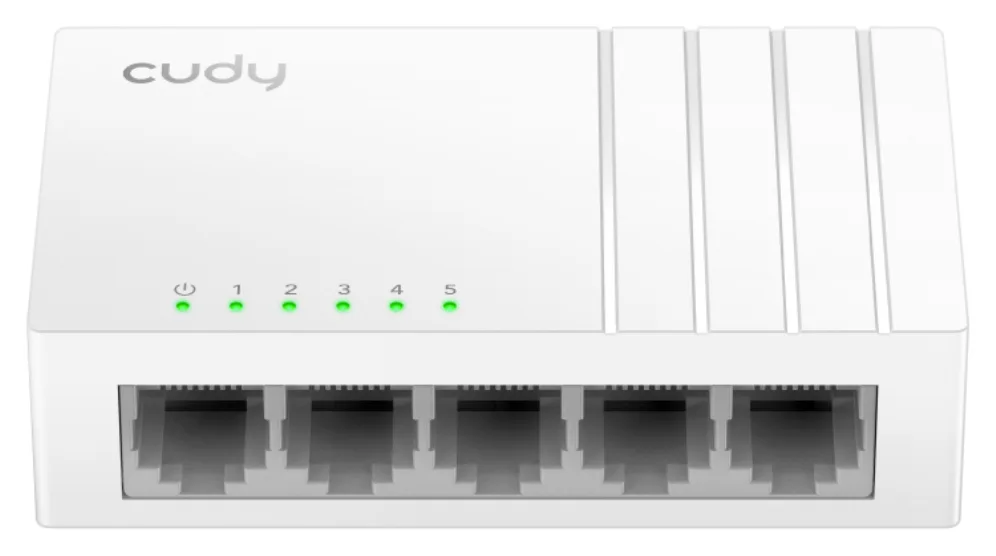 Cudy FS105D switch No administrado Fast Ethernet (10/100) Blanco