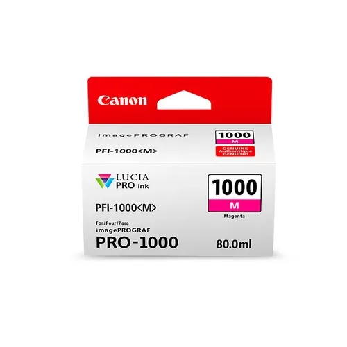 Cartucho canon pfi - 1000 m magenta pro - 1000