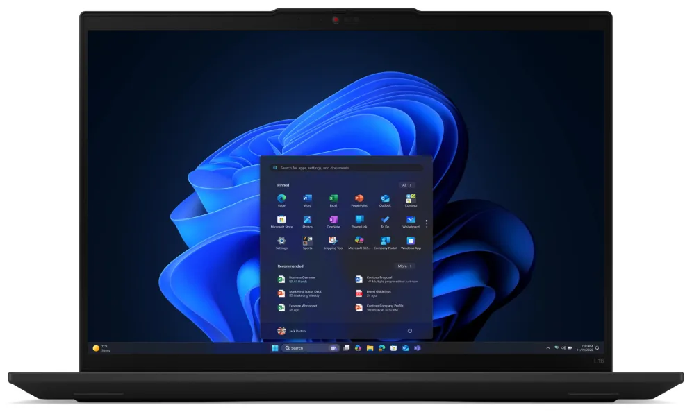 Lenovo ThinkPad L16 Gen 2 (Intel) Intel Core Ultra 7 255U Portátil 40,6 cm (16") WUXGA 16 GB DDR5-SDRAM 512 GB SSD Wi-Fi 6E (802.11ax) Windows 11 Pro Español Negro