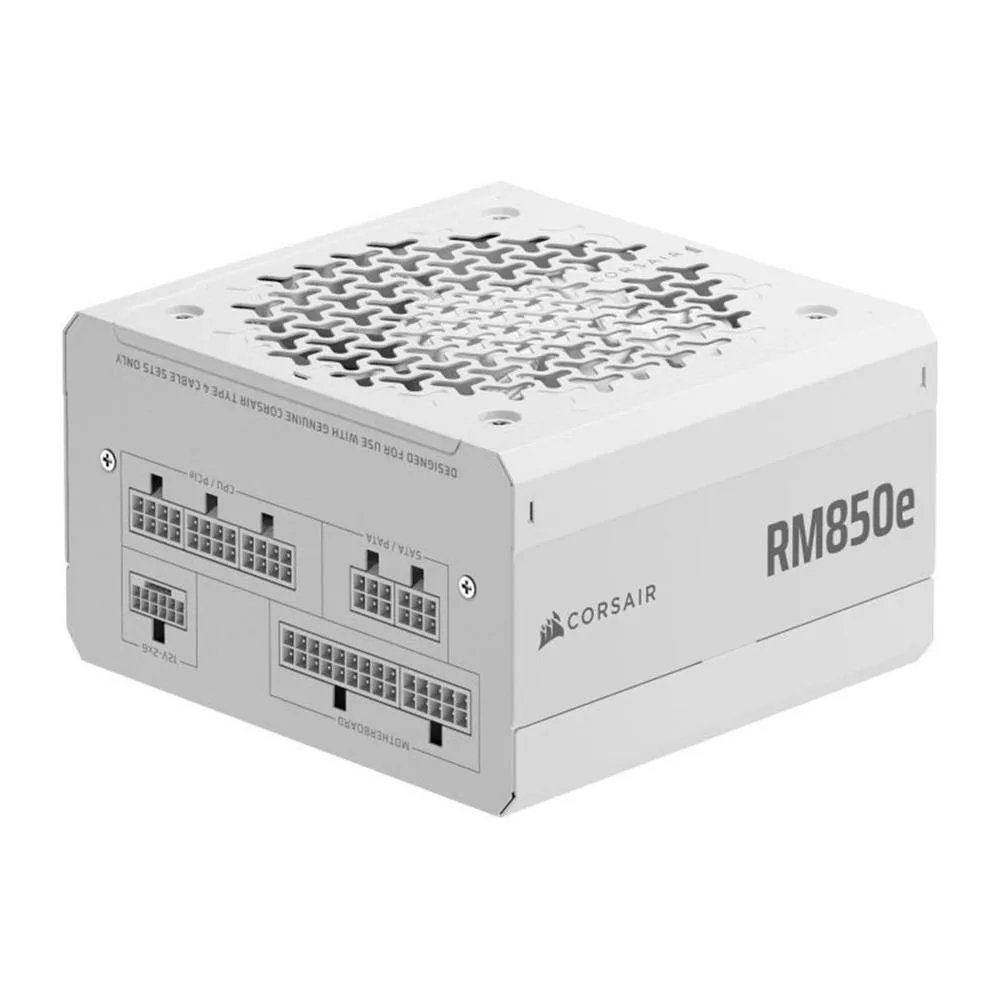 Fuente alimentacion corsair rm850e gaming atx 850w blanca