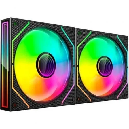 Ventilador caja mars gaming mf3dprox2 argb 2x 120mm negro