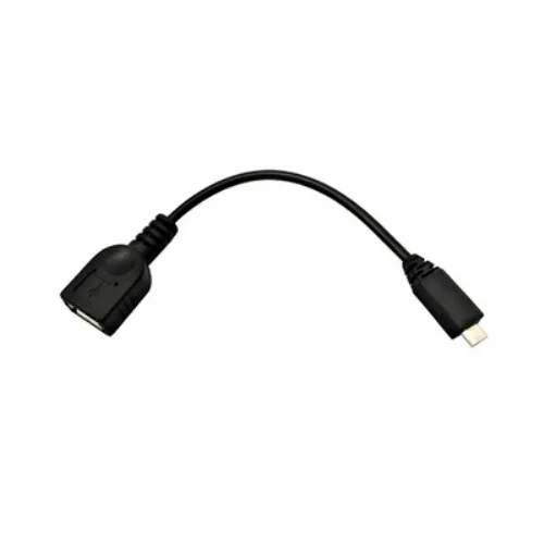 Cable USB 2.0 Nanocable 10.01.3500/ MicroUSB Macho - USB Hembra/ 15cm/ Negro