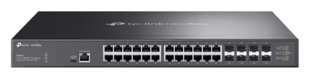 TP-Link Omada SX3832 switch Gestionado L2/L2+ 10G Ethernet (100/1000/10000) 1U Negro