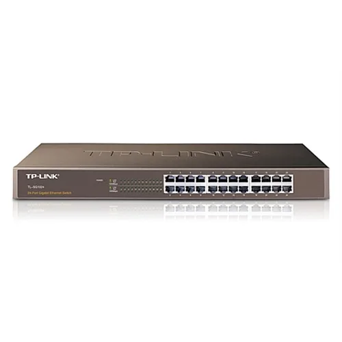 Switch 24 puertso 10 - 100 - 1000 rack 19 pulgadas 1u tp - link