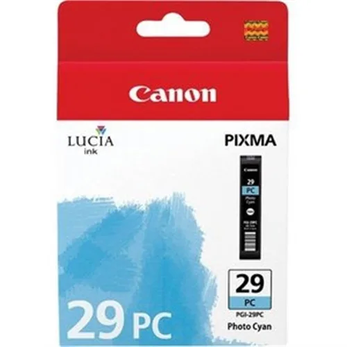 Cartucho tinta canon pgi - 29pc photo cian pixma pro 1