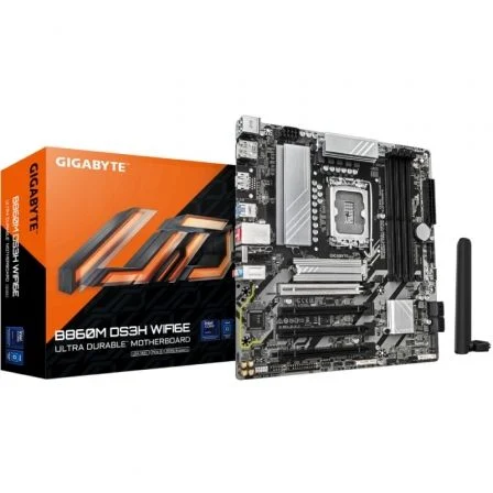 Placa base gigabyte b860m ds3h wifi6e matx - 4x ddr5 - lga1851