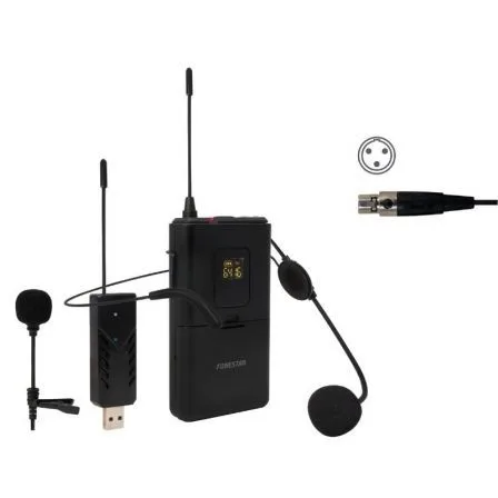 Microfono inalambrico fonestar wi - mic petaca uhf