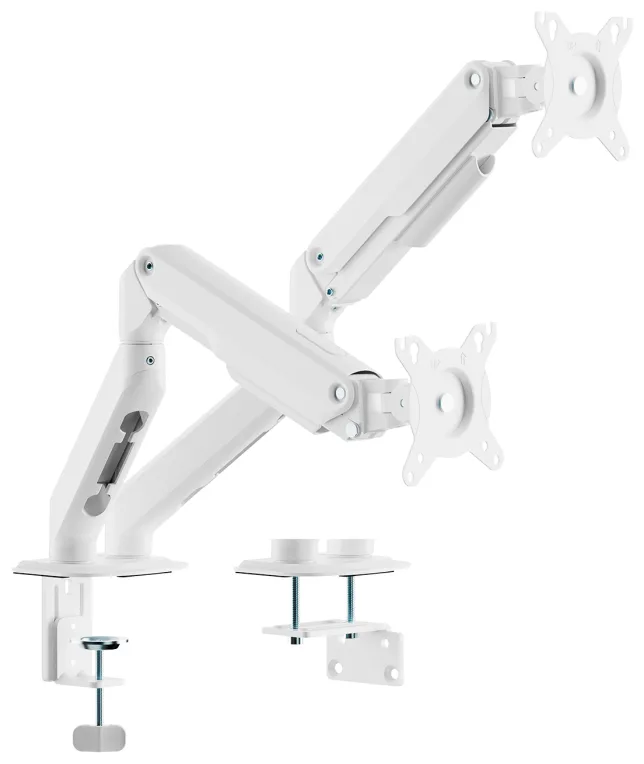 Soporte de Mesa con Contrapeso para 2 Monitores Aisens DT32TSR-439/ Giratorio/ Inclinable/ hasta 9kg