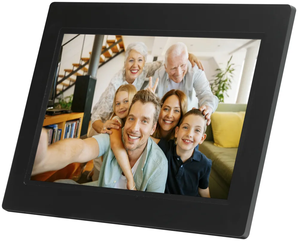 Denver PFF-1010BLACK marco fotográfico digital Negro 25,6 cm (10.1") Pantalla táctil Wifi