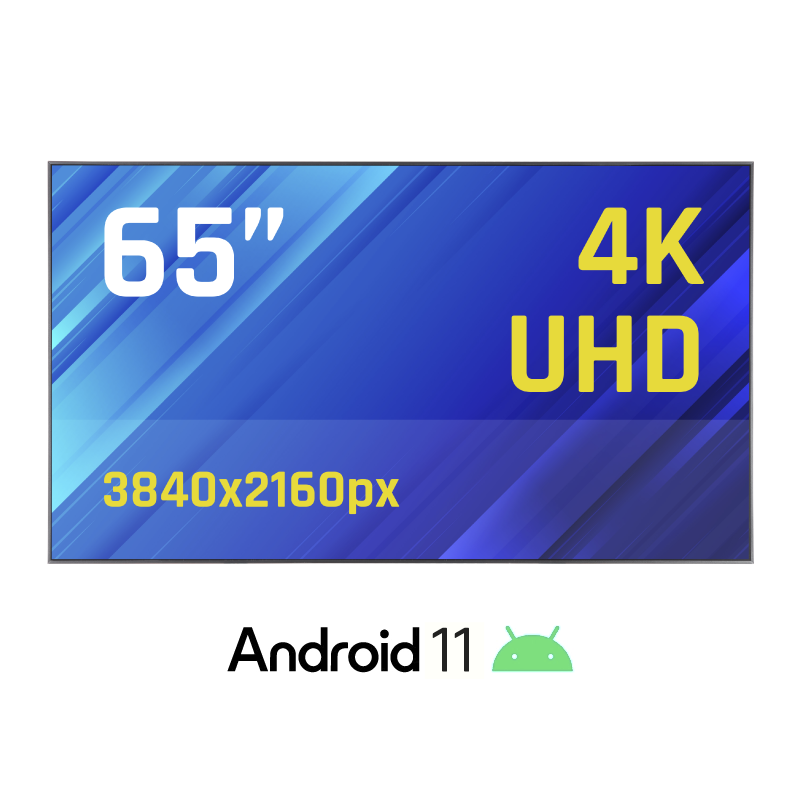 iggual Pantalla señalización 4K 65" Alto Brillo
