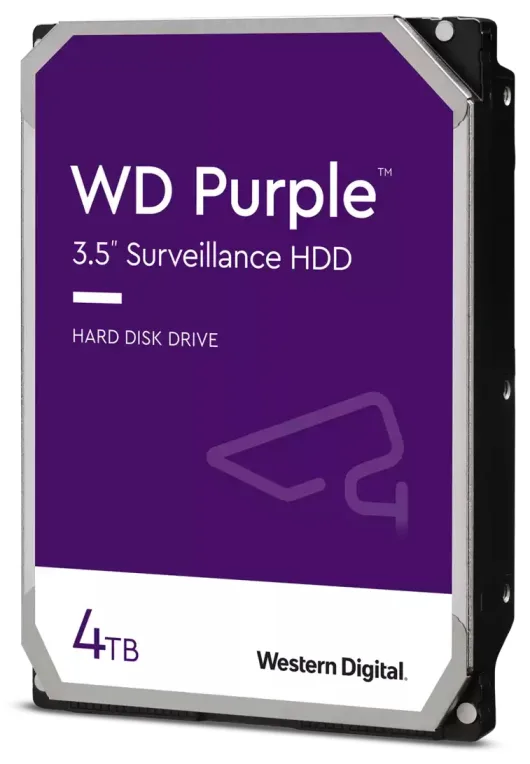Western Digital Purple disco duro interno 4 TB 5400 RPM 256 MB 3.5" Serial ATA III