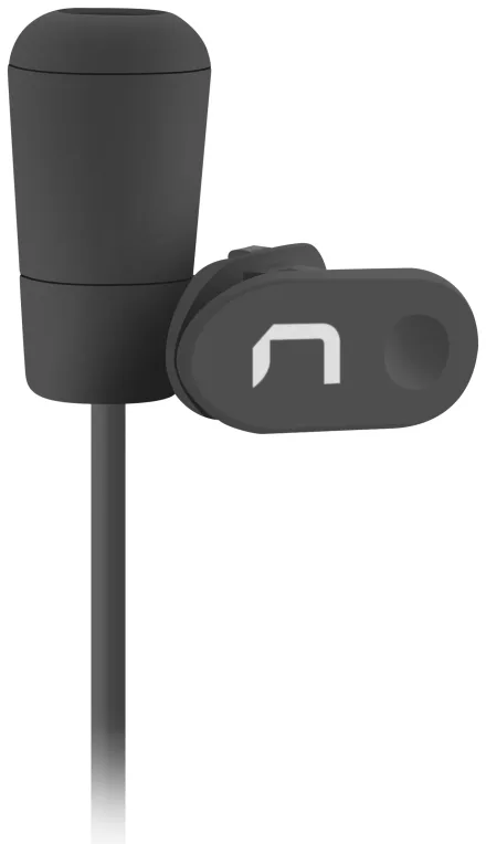 NATEC NMI-1351 micrófono Negro Micrófono con pinza de enganche