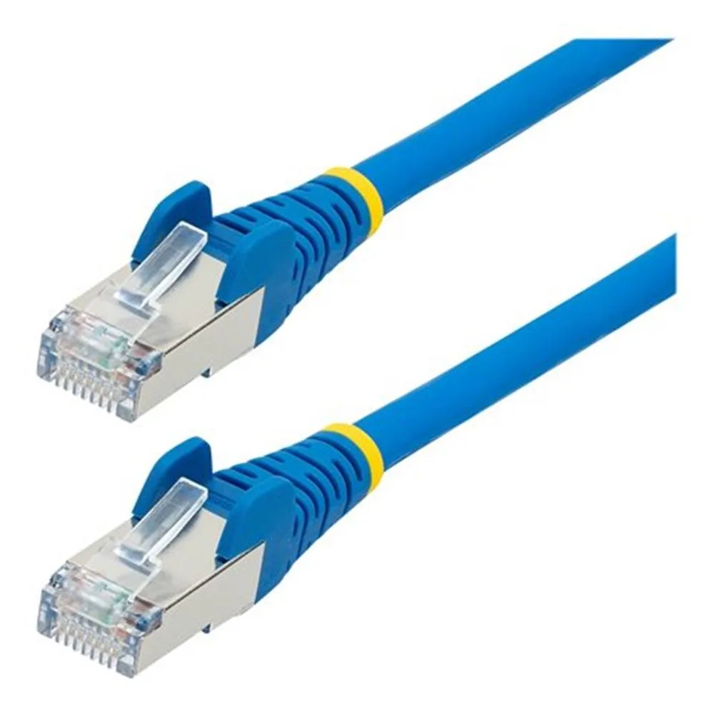 Cable de red startech latiguillo rj45 lszh s - ftp cat6a 10m azul