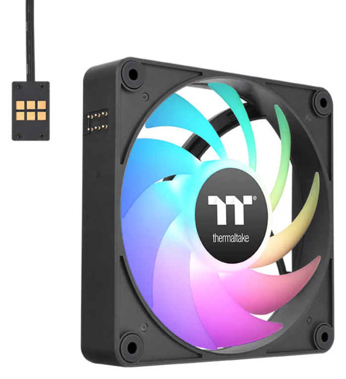 Ventilador caja magnetico thermaltake ct140 ex argb 3x 140mm negro