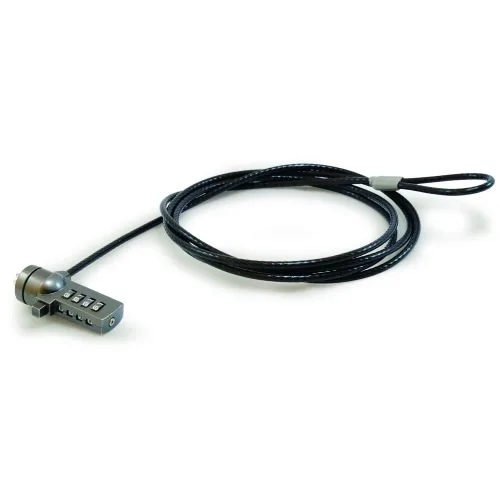 Cable de seguridad coneptronic para portatiles 1.8m combinacion