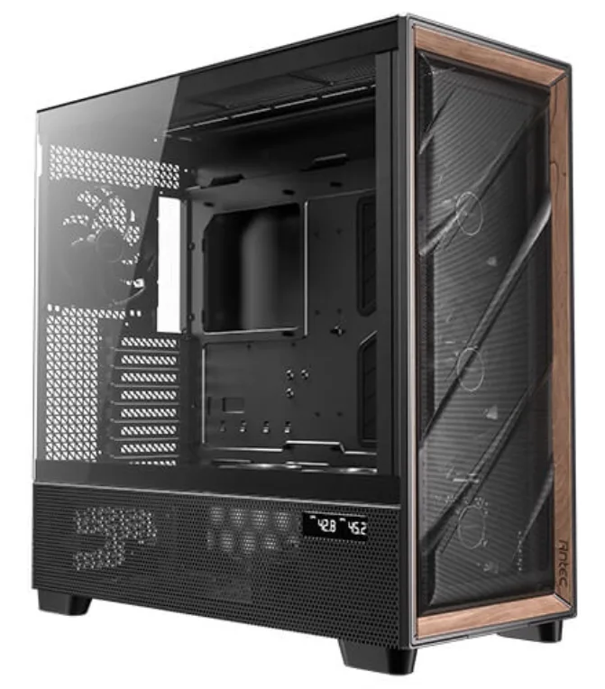 Antec FLUX PRO EUV Full Tower Negro, Madera