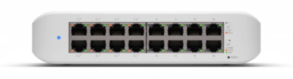 Ubiquiti UniFi Switch Lite 16 PoE L2 Gigabit Ethernet (10/100/1000) Energía sobre Ethernet (PoE) Blanco