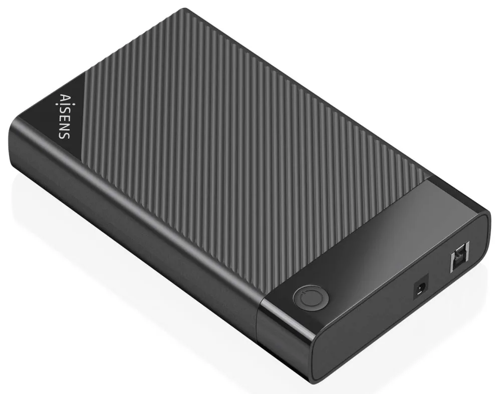 Caja Externa para Disco Duro de 3.5" Aisens ASE-3529B/ USB 3.1/ Sin tornillos