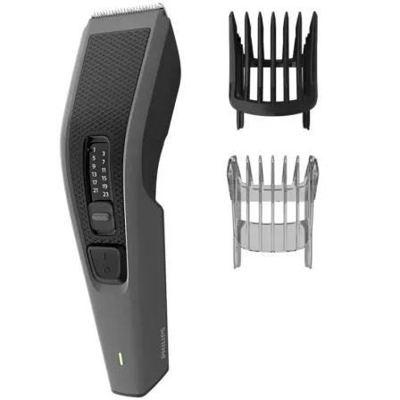 Cortapelos philips hairclipper serie 3000 negro 13 ajustes - 45 min autonomia - lavable - peine barba