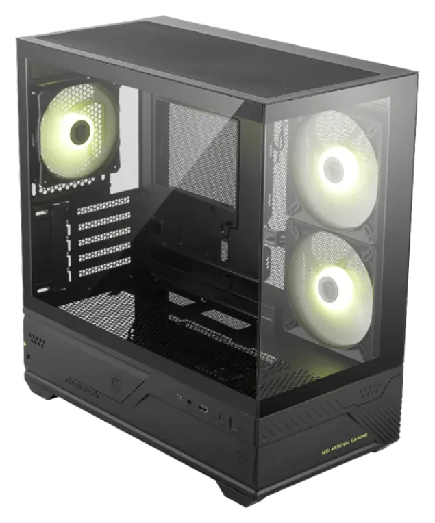 MSI MAG PANO M110R carcasa de ordenador Mini Tower Negro