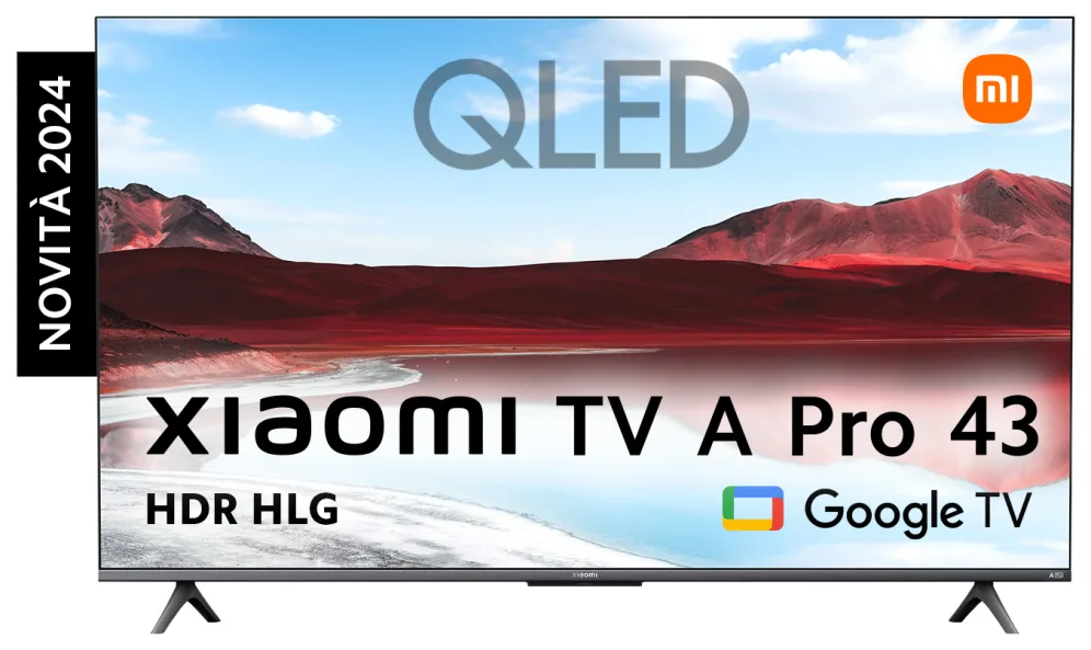 Televisor Xiaomi QLED TV A Pro 43 2025 43"/ Ultra HD 4K/ Smart TV/ WiFi