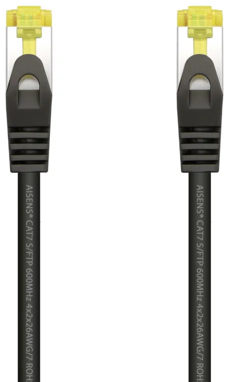 Cable de Red RJ45 SFTP Aisens A146-0487 Cat.7/ 2m/ Negro