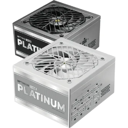 Fuente de Alimentación Mars Gaming MPT1000/ 1000W/ Ventilador 14cm/ ATX 3.1/ PCIe 5.1/ 80 Plus Platinum/ Blanca