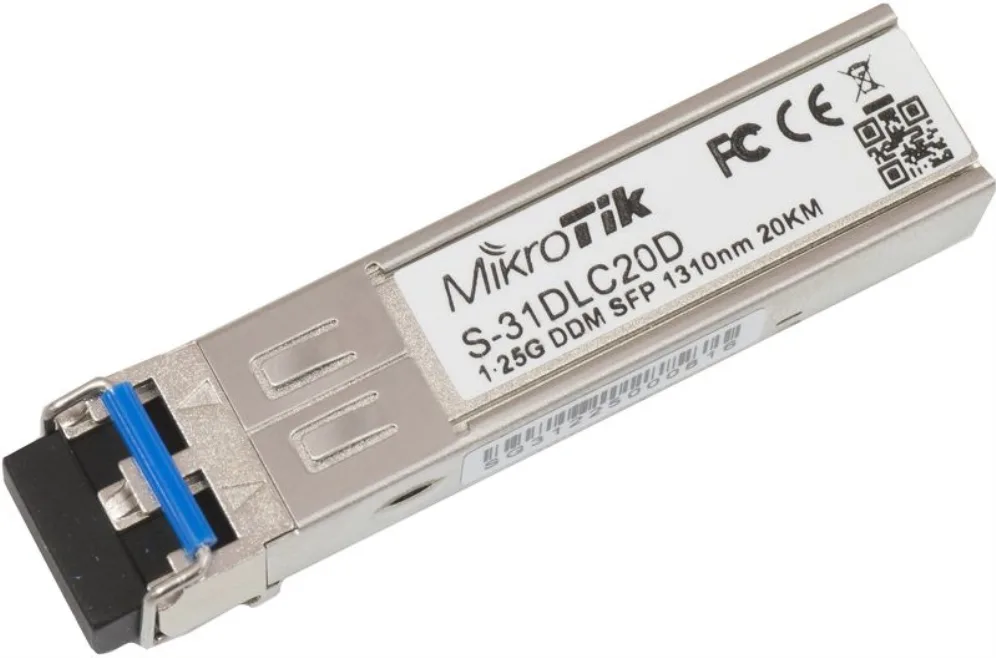 Modulo SFP Transceptor de Fibra Óptica Mikrotik S-31DLC20D