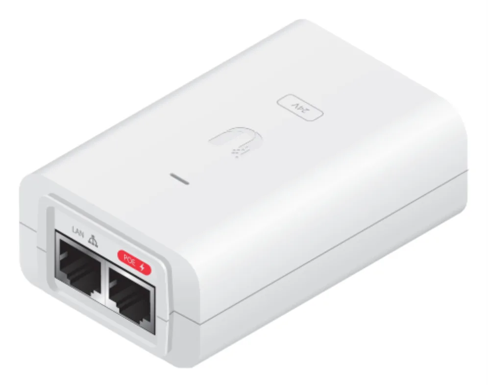 Ubiquiti POE-24-30W-G-WH adaptador e inyector de PoE Gigabit Ethernet 24 V