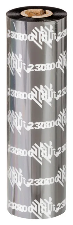 Zebra 2300 Performance Wax cinta térmica 74 m Negro