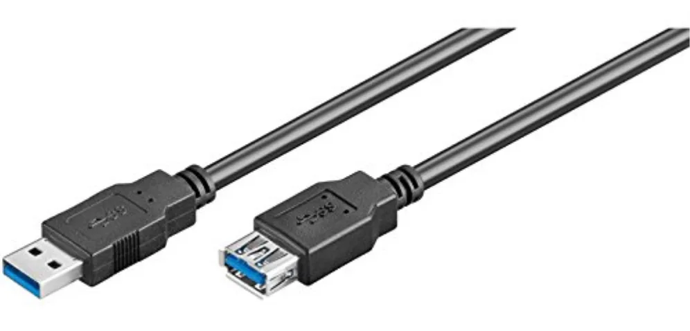 Ewent EC1007 cable USB 1 m USB 3.2 Gen 1 (3.1 Gen 1) USB A Negro
