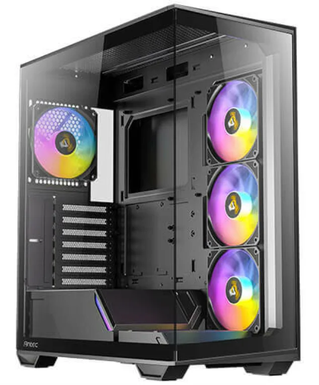 Caja ordenador gaming antec fishtank c3 argb atx vidrio negro