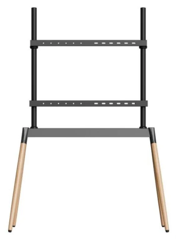 Gembird TVS-86F-01-BK soporte para TV 2,18 m (86") Negro, Madera