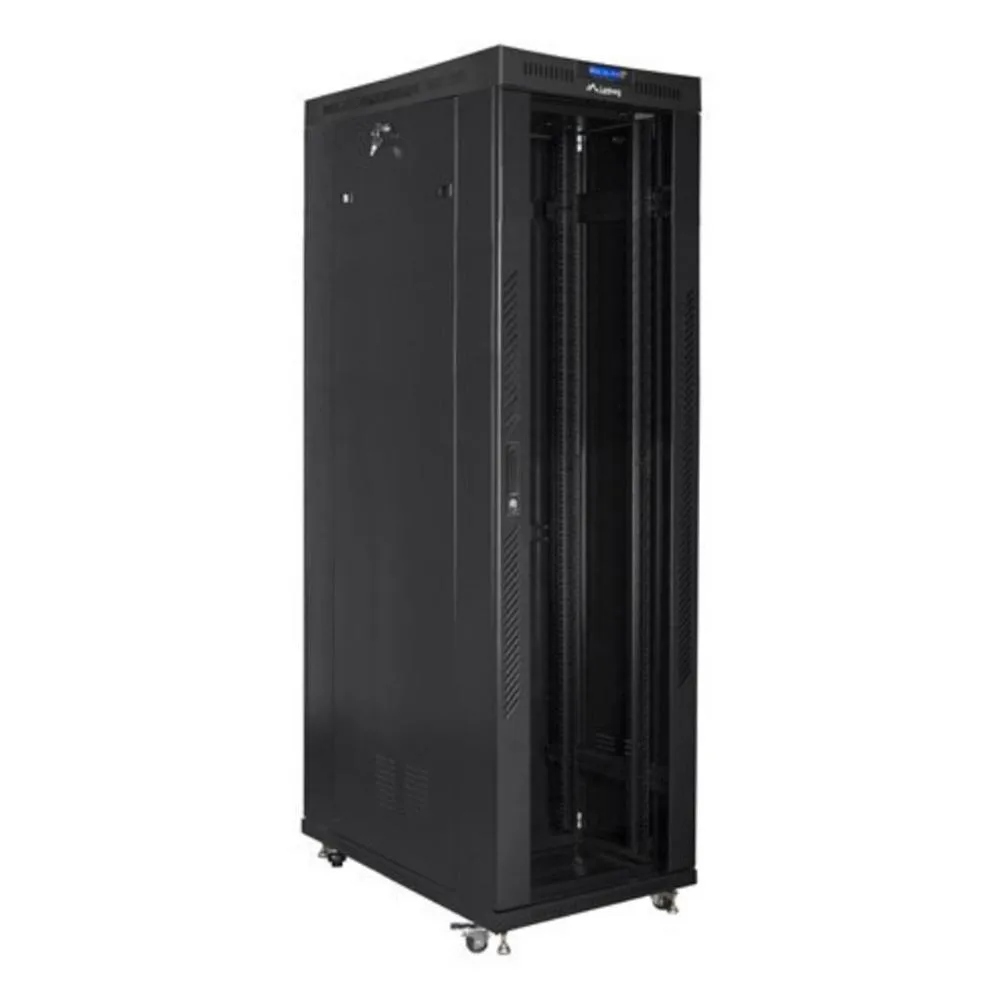 Armario lanberg 19 pulgadas 42u - 600x1200 negro