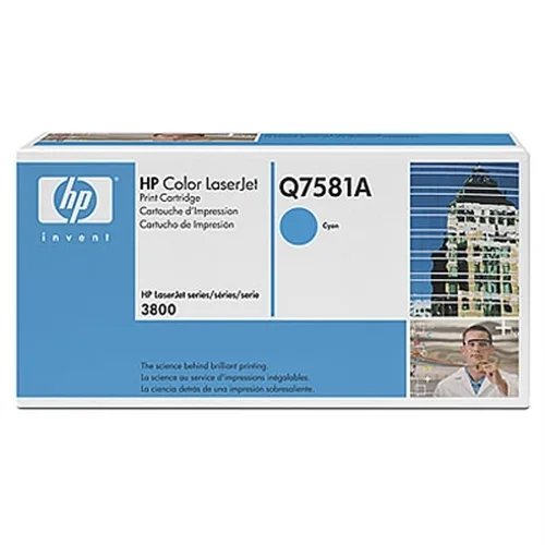 Toner hp cian q7581a 6000 pag. laser jet cp3505 - 3800