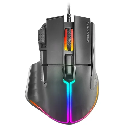 Mouse raton mars gaming mmxt rgb 12800 dpi ergonomico