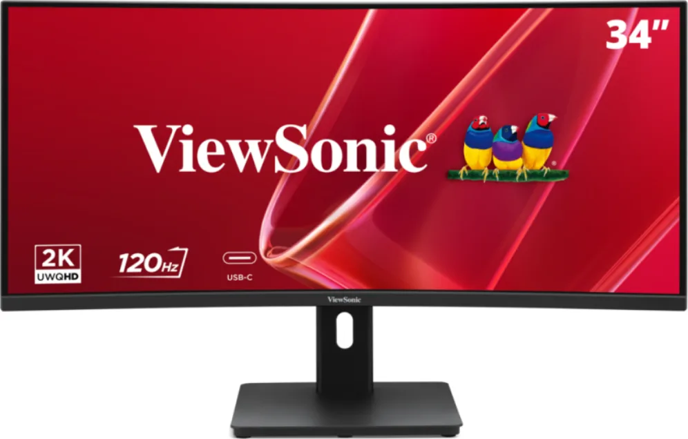 Viewsonic VA VA3420C-2 pantalla para PC 86,4 cm (34") 3440 x 1440 Pixeles UltraWide Quad HD LED Negro