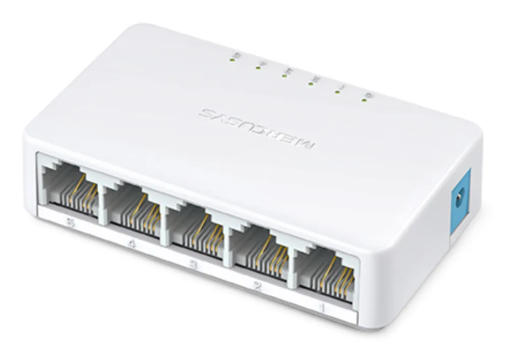 Switch mercusys ms105 5 puertos - 10 - 100mbps - rj45