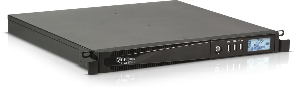 Riello Vision Rack sistema de alimentación ininterrumpida (UPS) 1,1 kVA 800 W 4 salidas AC