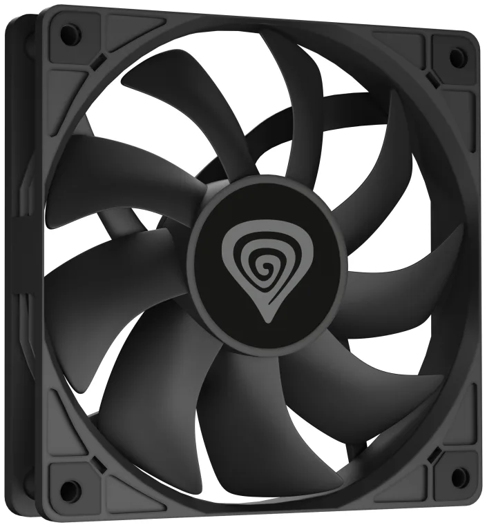 Ventilador caja genesis oxal 120 negro 120mm
