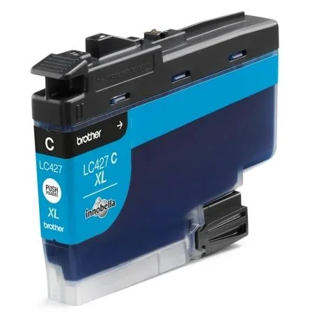 Cartucho tinta brother lc427xlc cian