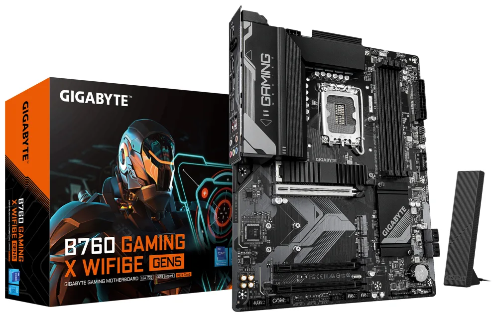 Placa base gigabyte b760m g x wifi6e 1700 atx rgb 4xddr5