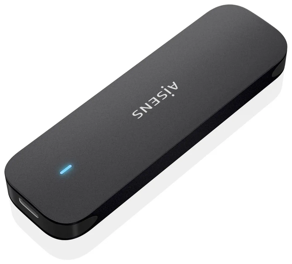 Caja Externa para Disco SSD M.2 NVMe Aisens ASM2-024B/ USB 3.2/ Sin tornillos