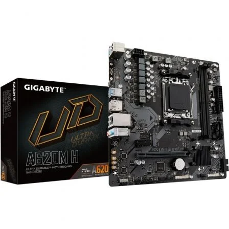 Placa base gigabyte a620m h am5 matx 2xddr5
