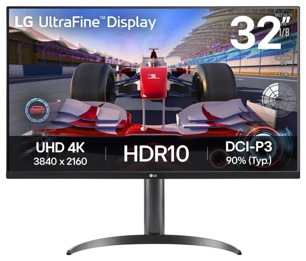 LG 32UR550K-B pantalla para PC 80 cm (31.5") 3840 x 2160 Pixeles 4K Ultra HD Negro
