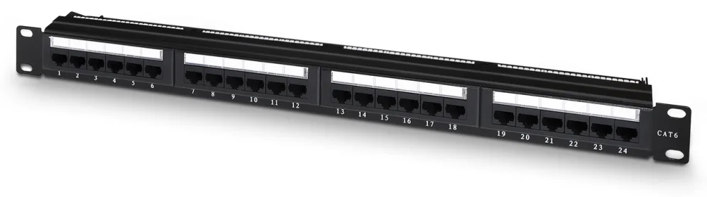 Patch Panel Aisens A141-0509/ 24 Puertos/ Cat.6/ Altura 1U/ Gestión de Cables